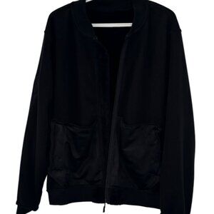 Reebok black sherpa bomber jacket size 2x